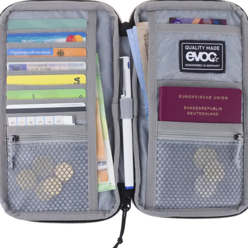 Overige Tassen & Etuis|Overige Tassen En Etuis < Evoc Travel Case Documententas 0.3L - Carbon grijs/zwart