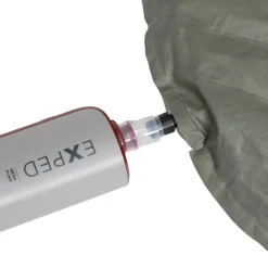 Slaapmatten < Exped Mega Pomp - granite / burgundy
