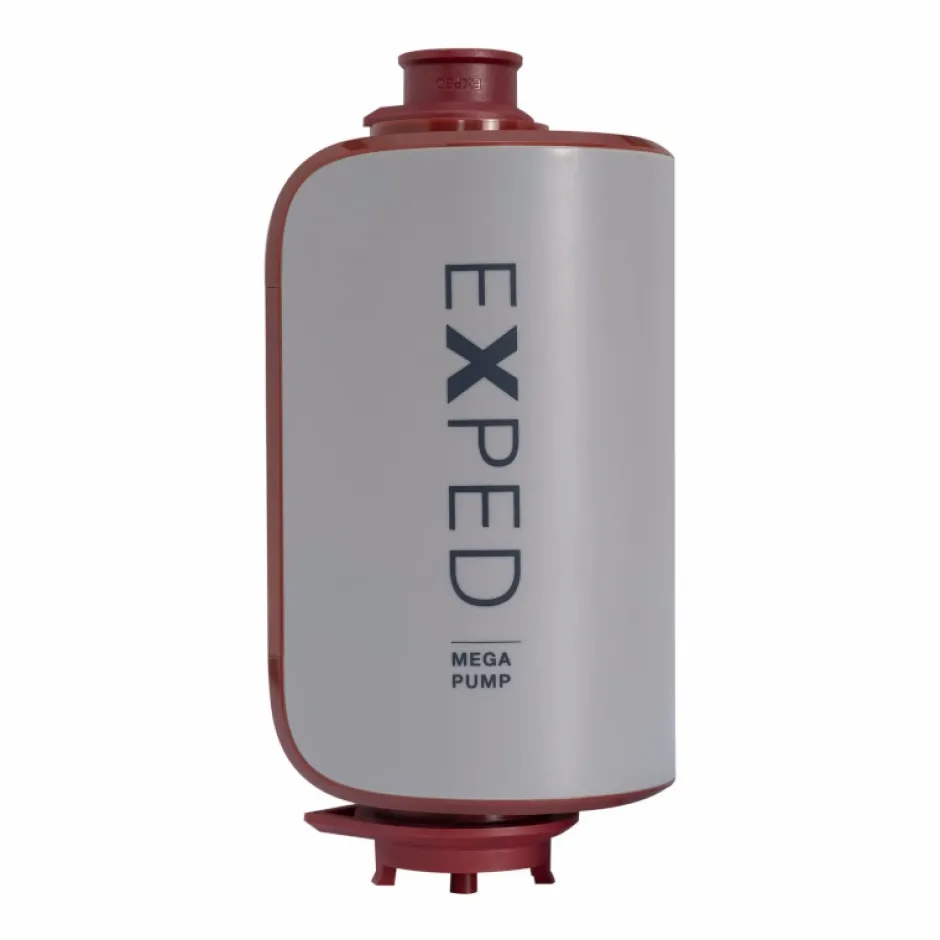 Slaapmatten < Exped Mega Pomp - granite / burgundy