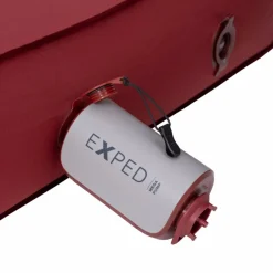 Slaapmatten < Exped Mega Pomp - granite / burgundy