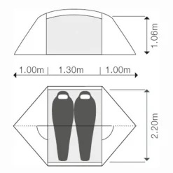 Exped Venus II UL Tent - moss