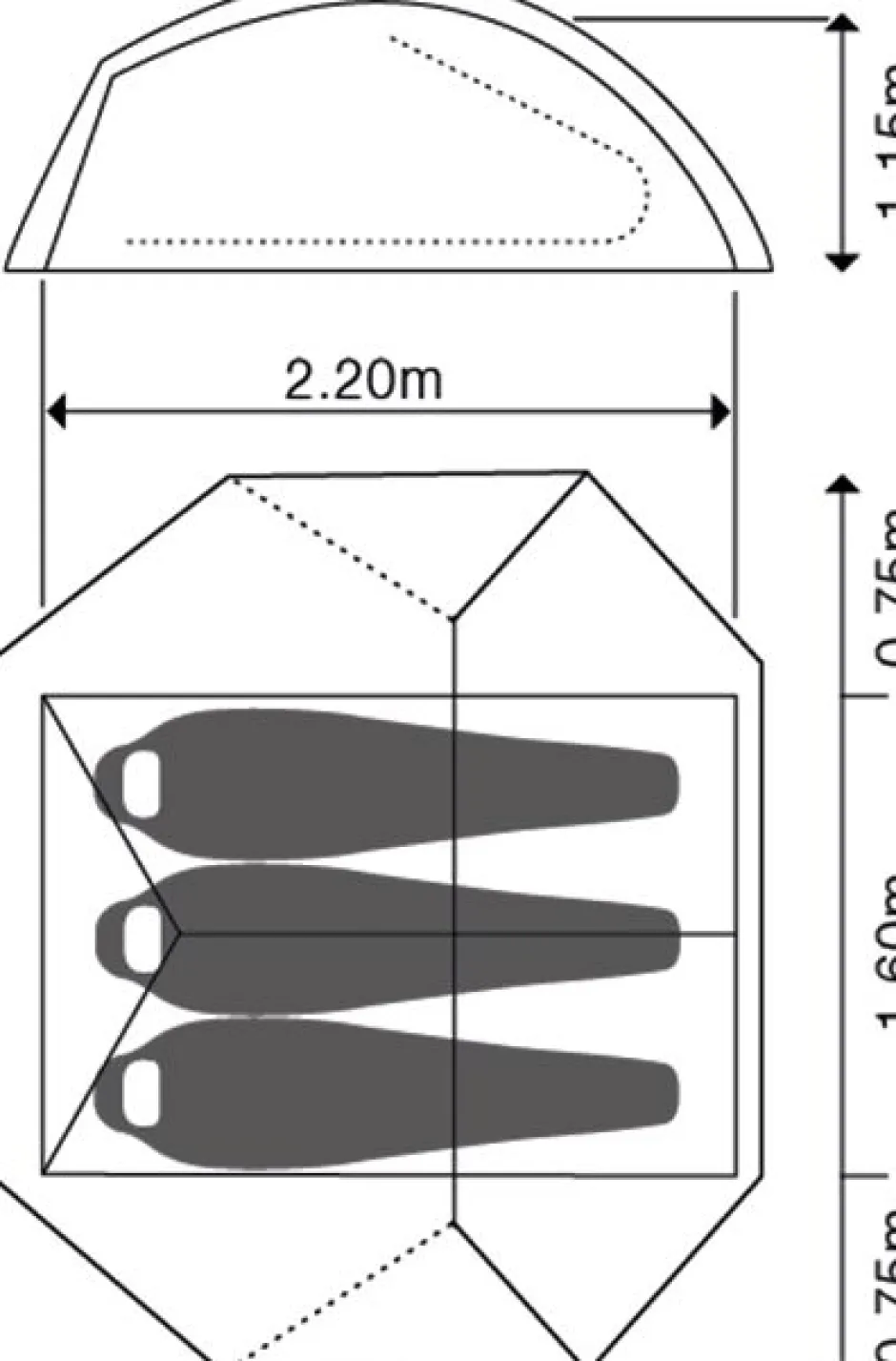 Tenten, Tarps & Hangmatten < Exped Cassira 3 Tent - meadow