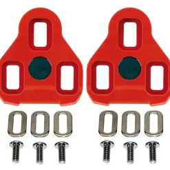 Exustar E-ARC10 Pedal Cleats - 7° Floating - rot