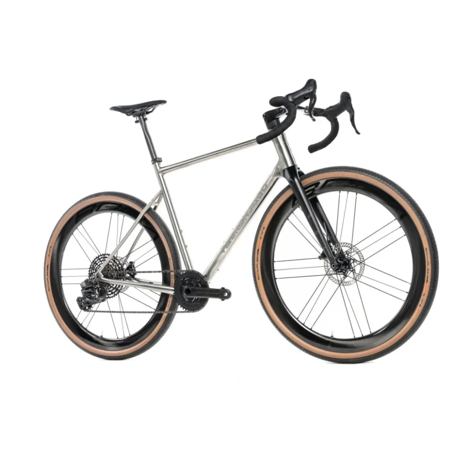 Gravelbikes Bikepacking < Falkenjagd ARITO R Grave - uper Record X - Titaniu gravebike - 2026