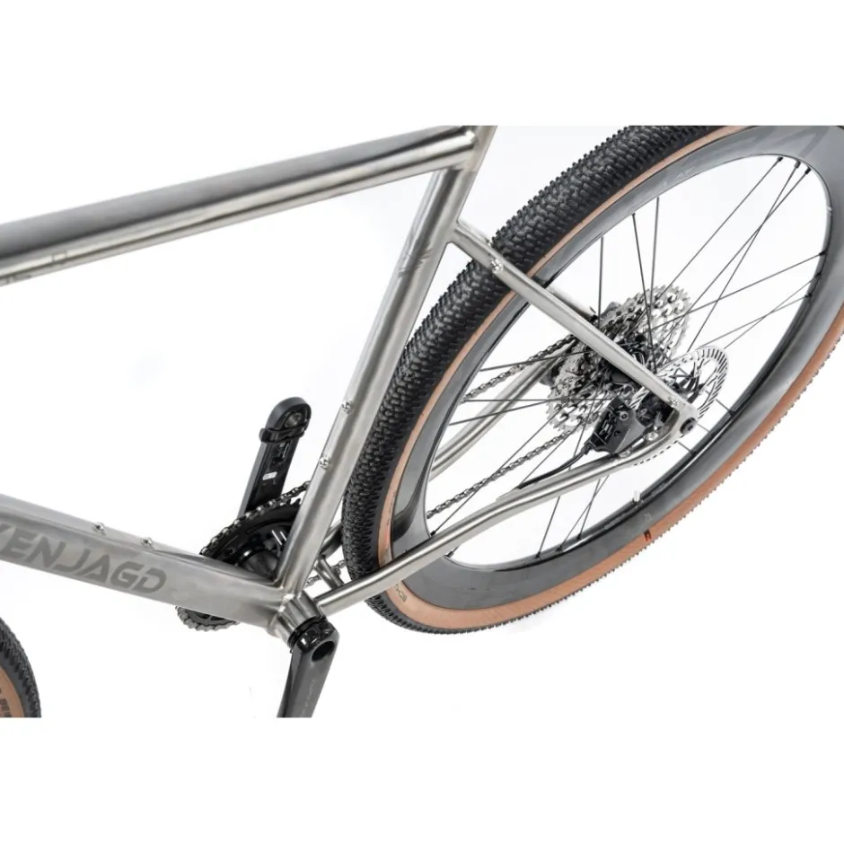 Gravelbikes Bikepacking < Falkenjagd ARITO R Grave - uper Record X - Titaniu gravebike - 2026