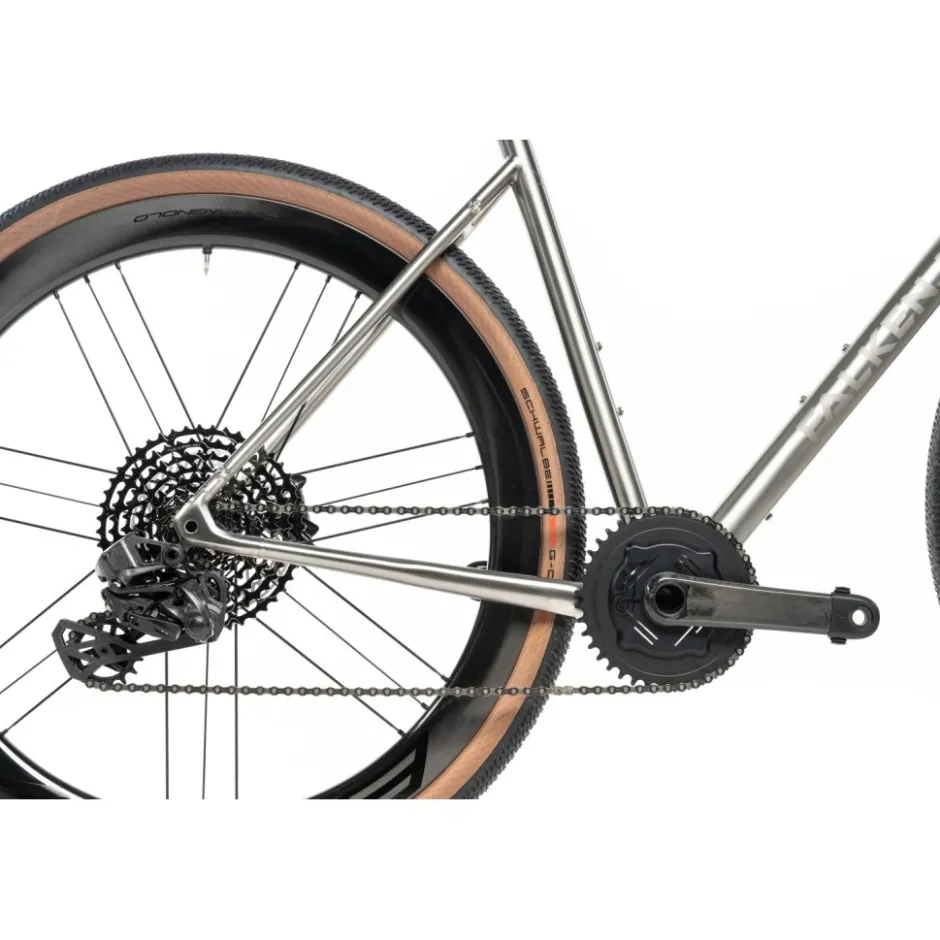 Gravelbikes Bikepacking < Falkenjagd ARITO R Grave - uper Record X - Titaniu gravebike - 2026