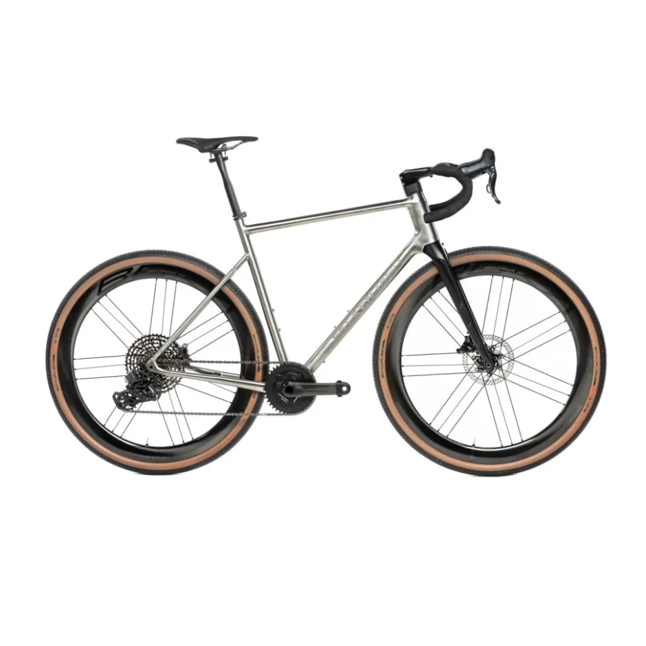 Gravelbikes Bikepacking < Falkenjagd ARITO R Grave - uper Record X - Titaniu gravebike - 2026