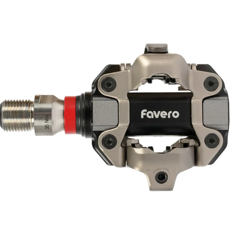 Klikpedalen|Vermogensmeters < Favero Assioma PRO MX-UP Powermeter Pedaal - silver