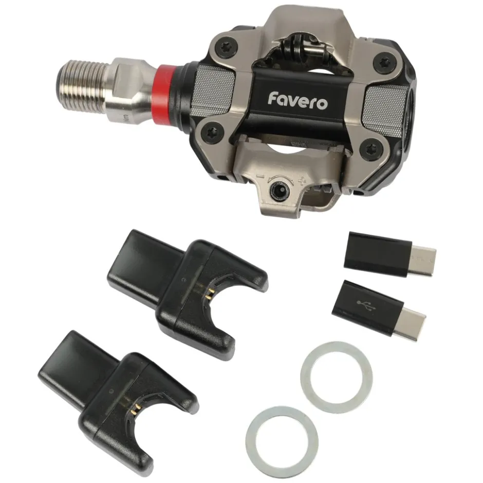 Klikpedalen|Vermogensmeters < Favero Assioma PRO MX-UP Powermeter Pedaal - silver