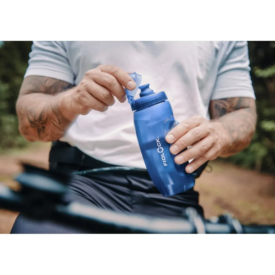 Bidons < Fidlock Bottle Twist Set 590ml + Bike Base -houder - motion blue