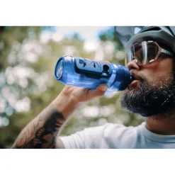 Bidons < Fidlock Bottle Twist Set 590ml + Bike Base -houder - motion blue