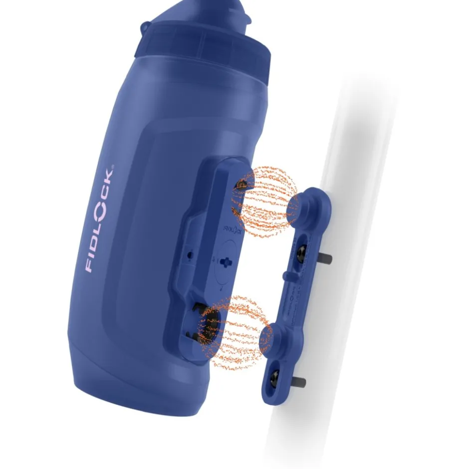 Bidons < Fidlock Bottle Twist Set 590ml + Bike Base -houder - motion blue