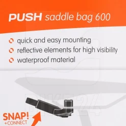 Fidlock Push 600 Saddle Bag - 0.6L - black