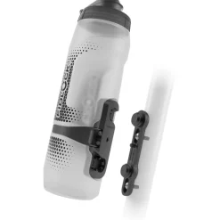 Bidonhouders|Bidons < Fidlock TWIST Set Bottle 800ml + Bike Base Mount - transparent white