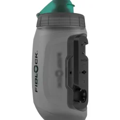 Fidlock Twist Single Fietsfles Antibacterieel + Bottle Connector - 450ml | transparent black