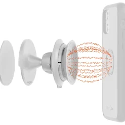 Fidlock Vacuum Wall Base Smartphone-Houder - wit