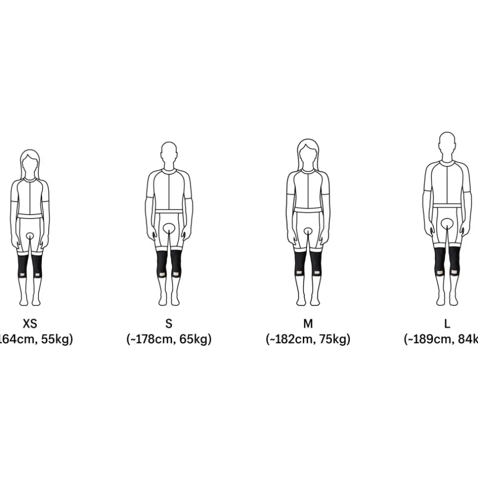 FINGERSCROSSED Kniestukken - Zwart