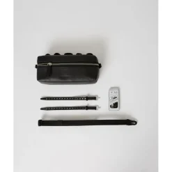 FINGERSCROSSED Leather Handlebar Stuurtas - Zwart