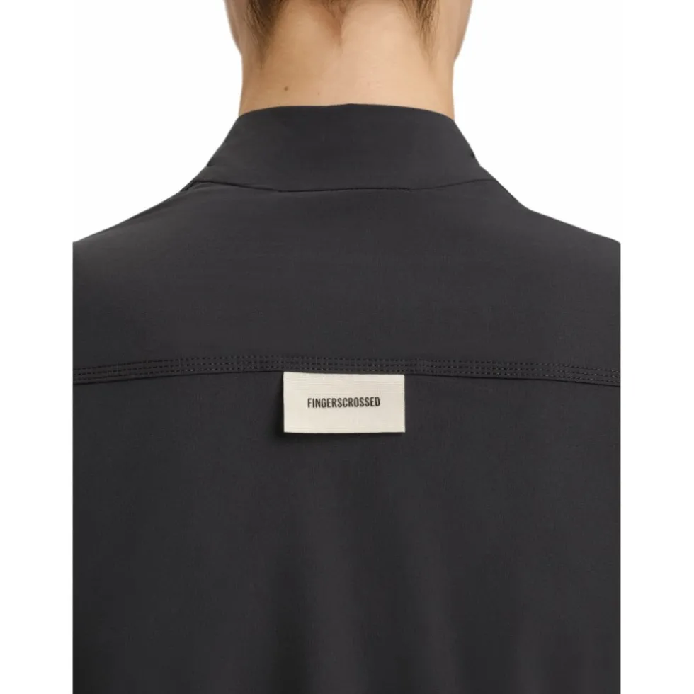 FINGERSCROSSED Road Geïsoleerd Windbreaker Dames - Zwart
