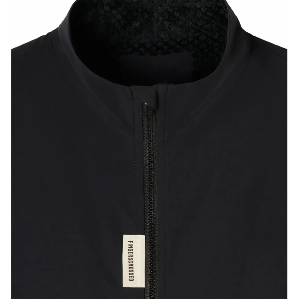 FINGERSCROSSED Road Geïsoleerd Windbreaker Dames - Zwart