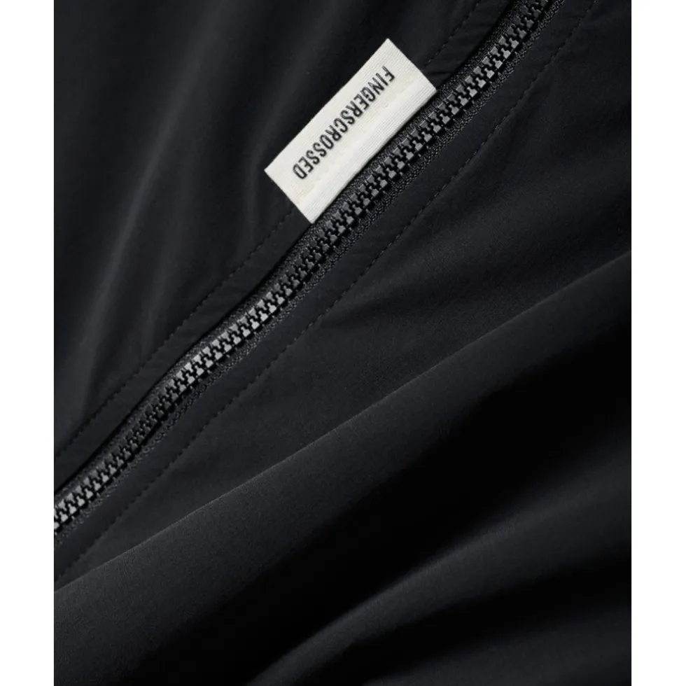 FINGERSCROSSED Road Geïsoleerd Windbreaker Dames - Zwart