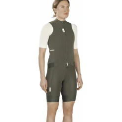 FINGERSCROSSED Road Windvest Dames - Olijf