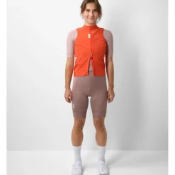 FINGERSCROSSED Road Windvest Dames - Poppy Red