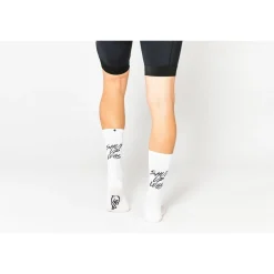FINGERSCROSSED Shut Up Legs Fietssokken - Wit