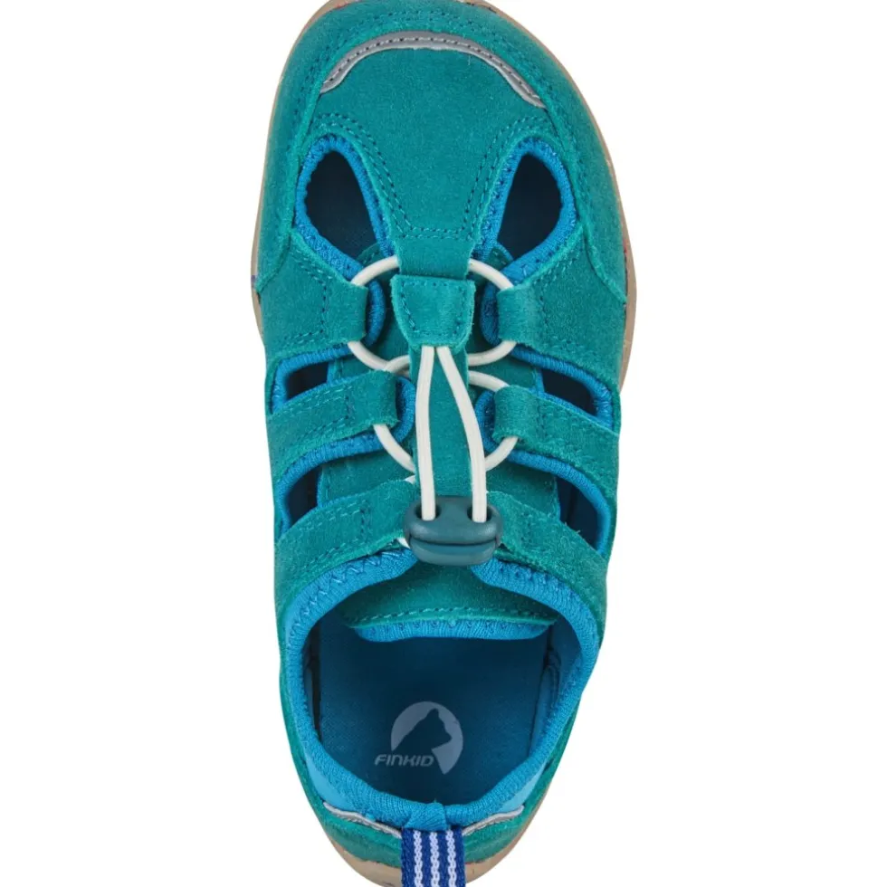 Finkid SANKARI Barefoot Sandalen Kinderen - raspberry/fox