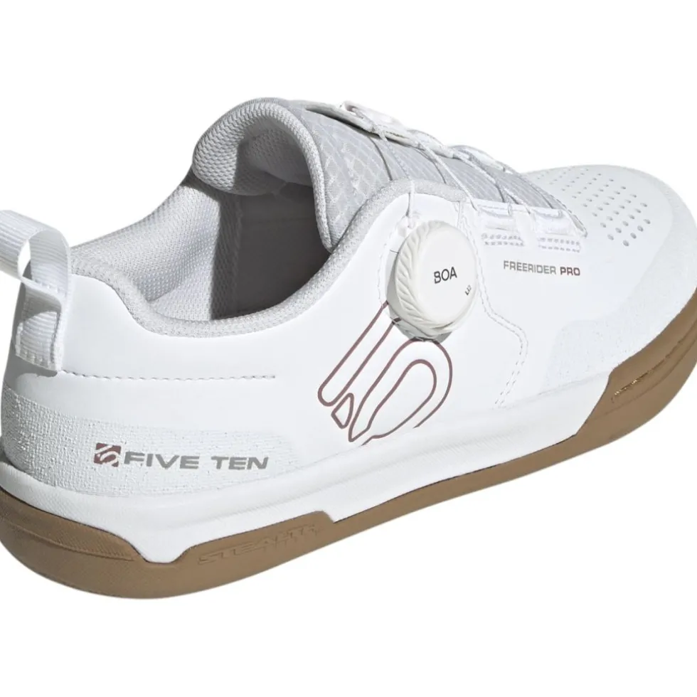 Five Ten Freerider Pro Boa MTB-Schoenen Dames - Footwear White / Warm Clay / Grey Three