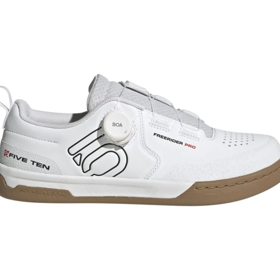 Mtb-Schoenen|Mtb-Schoenen < Five Ten Freerider Pro Boa MTB-Schoenen Heren - Footwear White / Core Black / Red