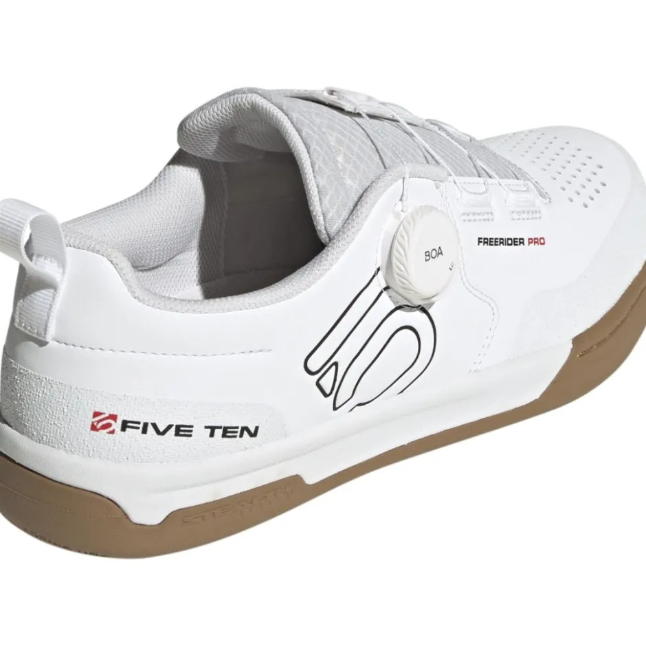 Mtb-Schoenen|Mtb-Schoenen < Five Ten Freerider Pro Boa MTB-Schoenen Heren - Footwear White / Core Black / Red