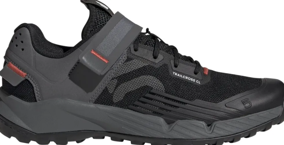 Five Ten Trailcross Clip-In MTB-Schoenen Dames - Core Black / Grey Three / Red