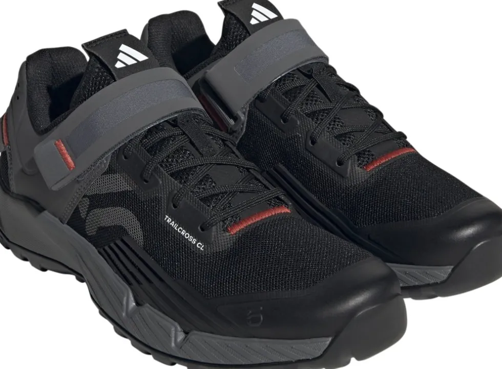 Five Ten Trailcross Clip-In MTB-Schoenen Dames - Core Black / Grey Three / Red