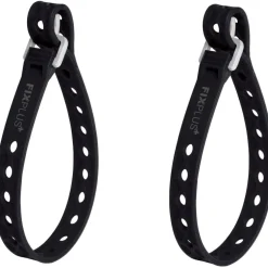 FixPlus Nano/Slim Fit Strap Elastische Band 40cm - 2 Stück - zwart