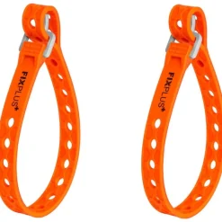 FixPlus Nano/Slim Fit Strap Elastische Band 40cm - 2 Stück - oranje