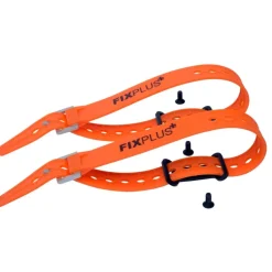 FixPlus Strap Anchor 2 pcs. incl. 2x Strap Orange 46cm - black/orange