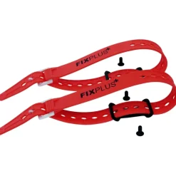 FixPlus Strap Anchor 2 pcs. incl. 2x Strap Red 46cm - black/red