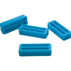 FixPlus Strapkeeper voor Bandjes van 35cm, 46cm & 66cm - 4 Stuks - turquoise-blue