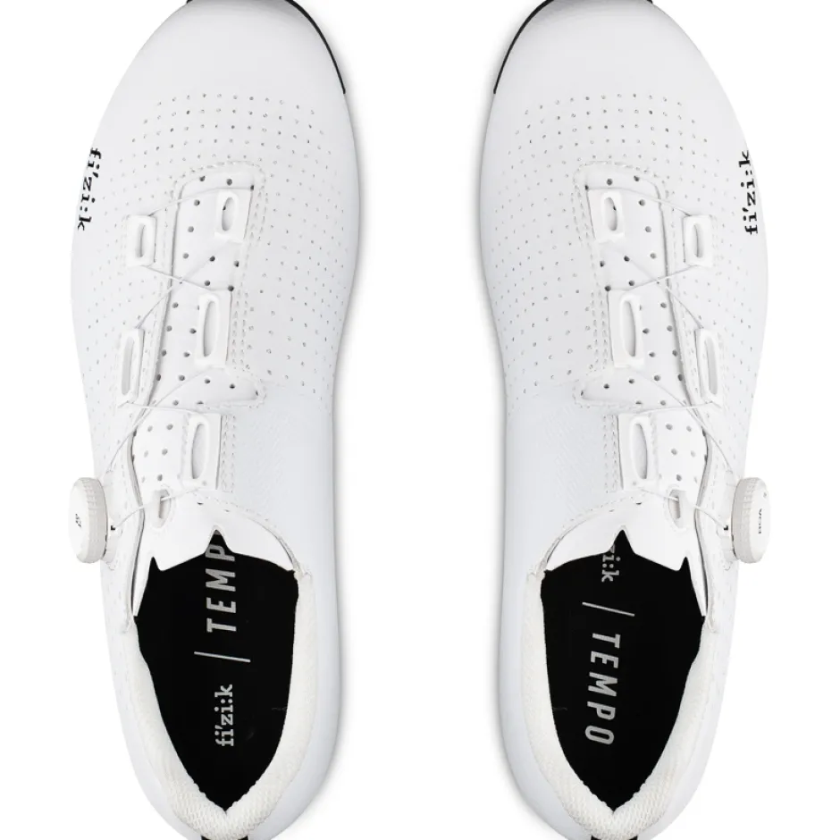 Klikschoenen|Wielrenschoenen < Fizik Tempo Decos Carbon Racefietsschoenen Unisex - wit/wit