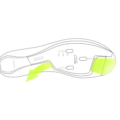 Fizik Tempo Decos Carbon Racefietsschoenen Unisex - Wide - wit/zwart