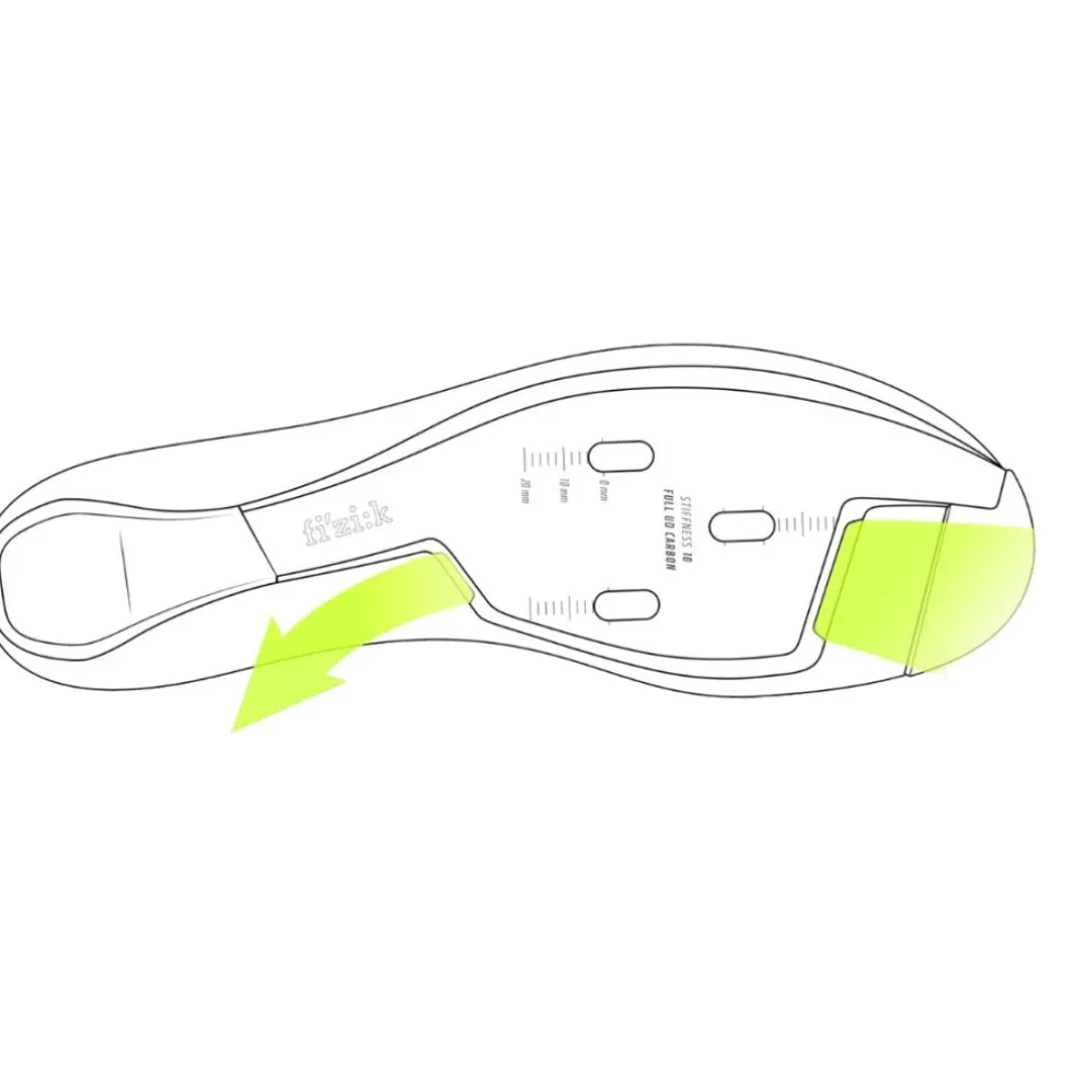 Fizik Tempo Decos Carbon Racefietsschoenen Unisex - Wide - wit/zwart