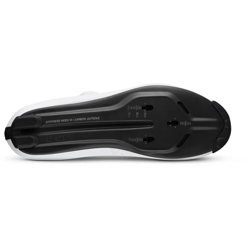 Fizik Tempo Decos Carbon Racefietsschoenen Unisex - Wide - wit/zwart