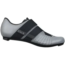 Wielrenschoenen|Wielrenschoenen < Fizik Tempo Powerstrap R5 Racefietsschoenen Unisex - Reflecterend grijs/zwart