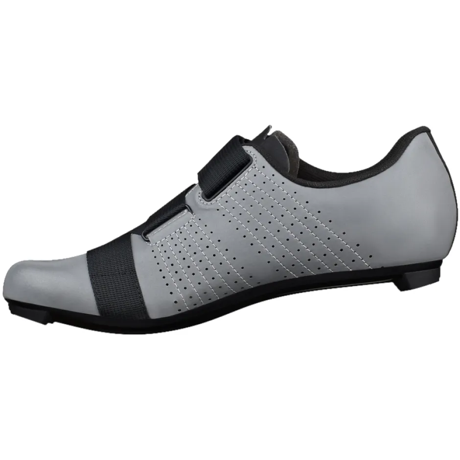 Wielrenschoenen|Wielrenschoenen < Fizik Tempo Powerstrap R5 Racefietsschoenen Unisex - Reflecterend grijs/zwart