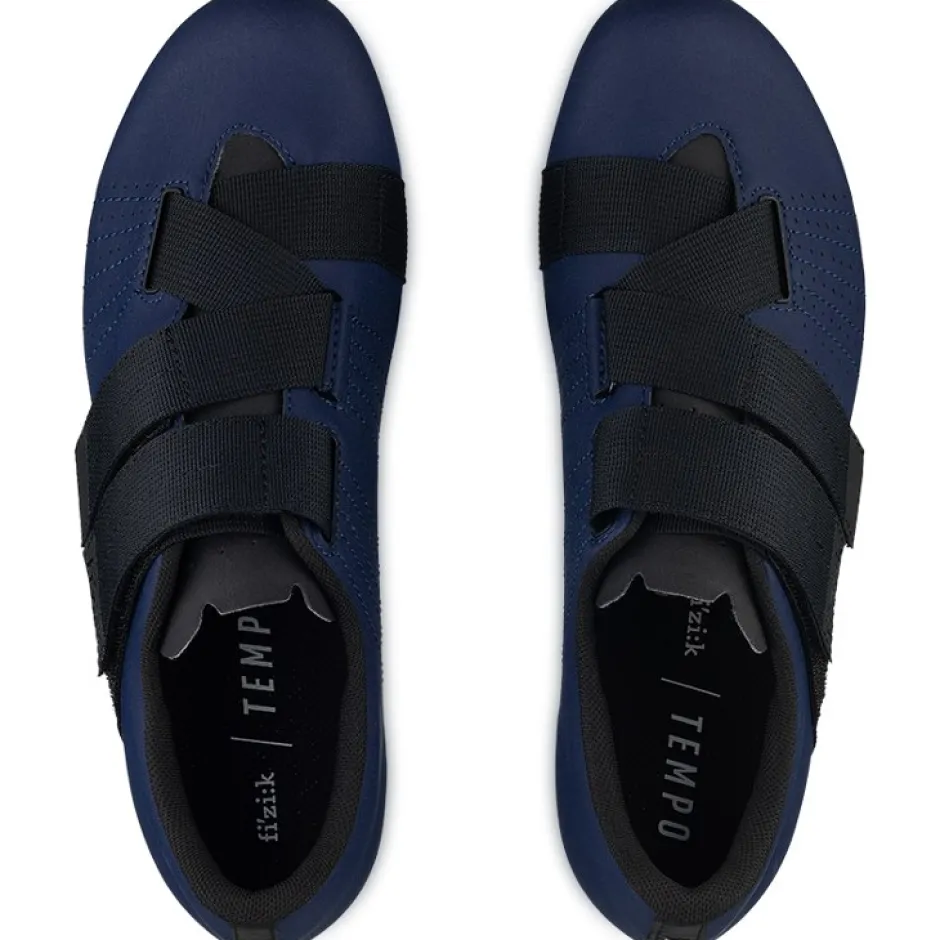 Klikschoenen|Wielrenschoenen < Fizik Tempo Powerstrap R5 Racefietsschoenen Unisex - navy/black