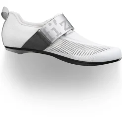 Schoenen|Triathlon Schoenen < Fizik Transiro Hydra Aeroweave Carbon Triatlon-Schoenen Heren - Wit / Zilver