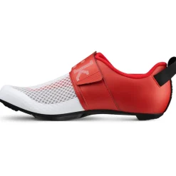 Fizik Transiro Hydra Triatlon-Schoenen Unisex - Wit / Metallic Red