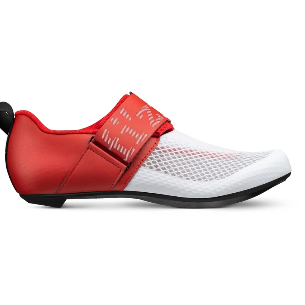 Fizik Transiro Hydra Triatlon-Schoenen Unisex - Wit / Metallic Red