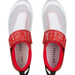 Fizik Transiro Hydra Triatlon-Schoenen Unisex - Wit / Metallic Red